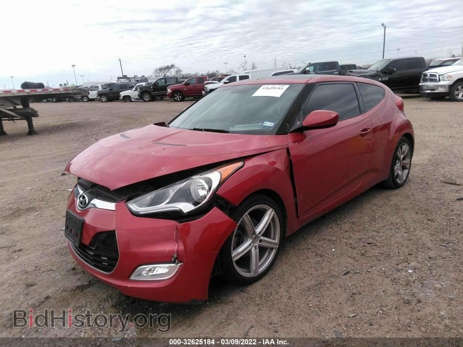 2014 HYUNDAI VELOSTER - VIN: KMHTC6AD2EU196558 - Фото 2
