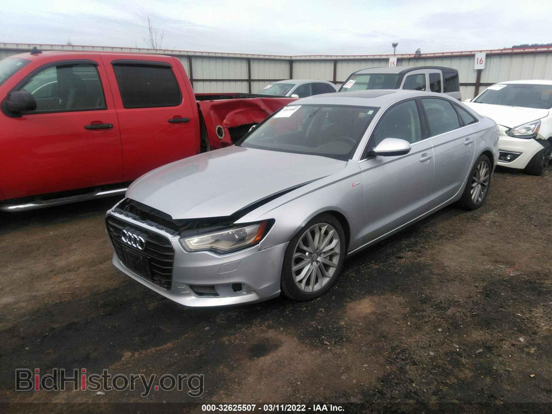 2012 AUDI A6 - VIN: WAUBGAFC2CN007130 - Фото 2