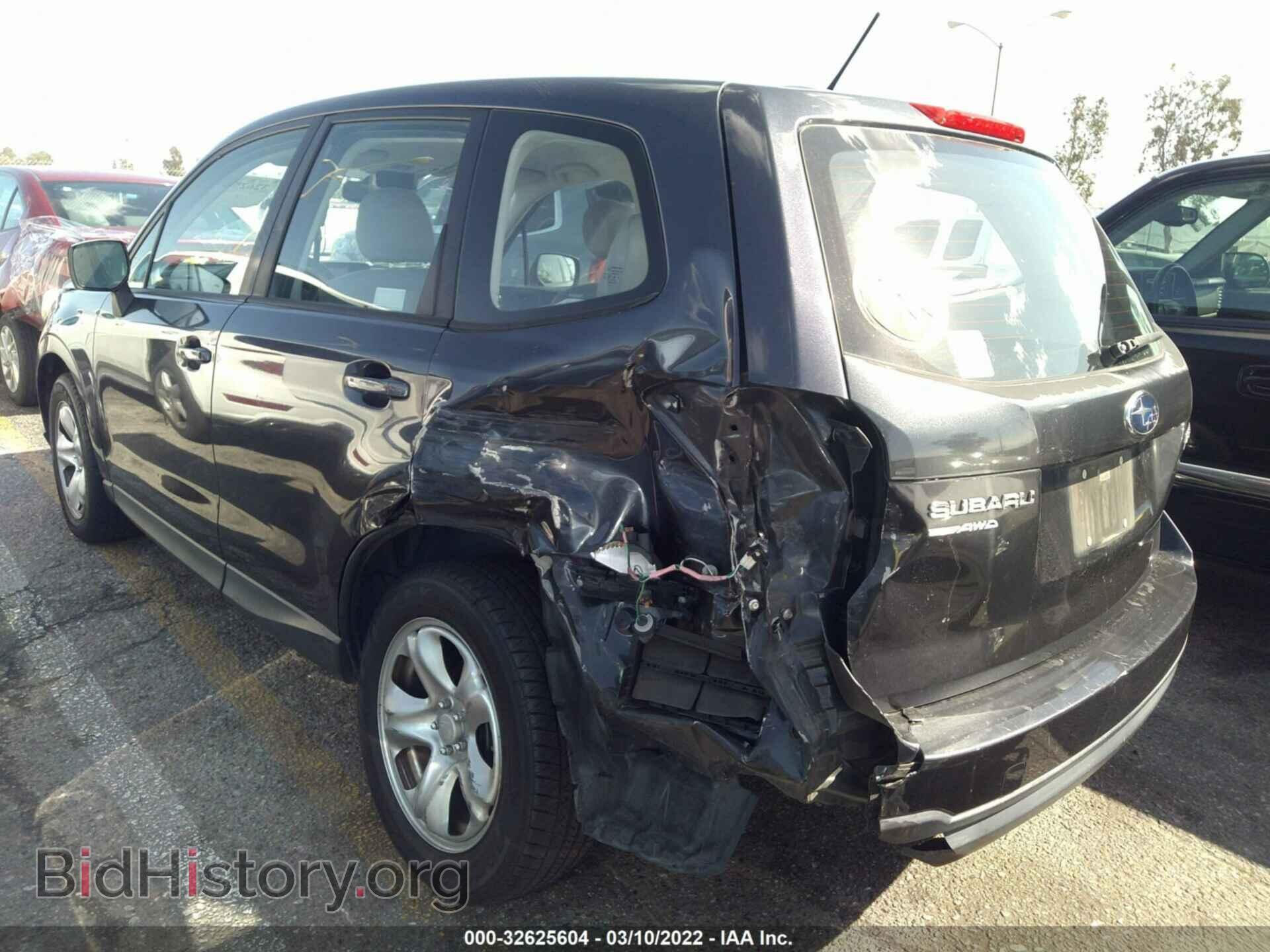 2014 SUBARU FORESTER - VIN: JF2SJAAC2EH459318 - Фото 3