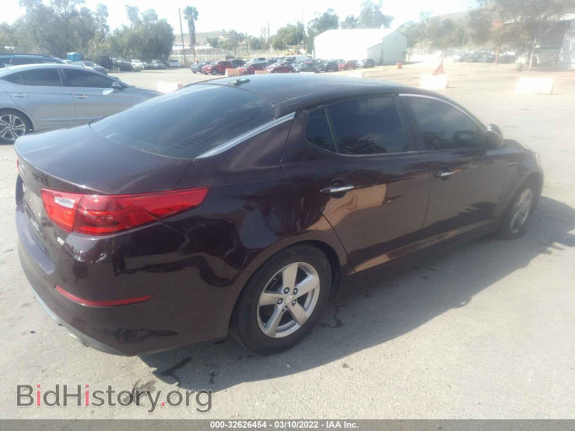 2015 KIA OPTIMA - VIN: 5XXGM4A70FG458084 - Фото 4