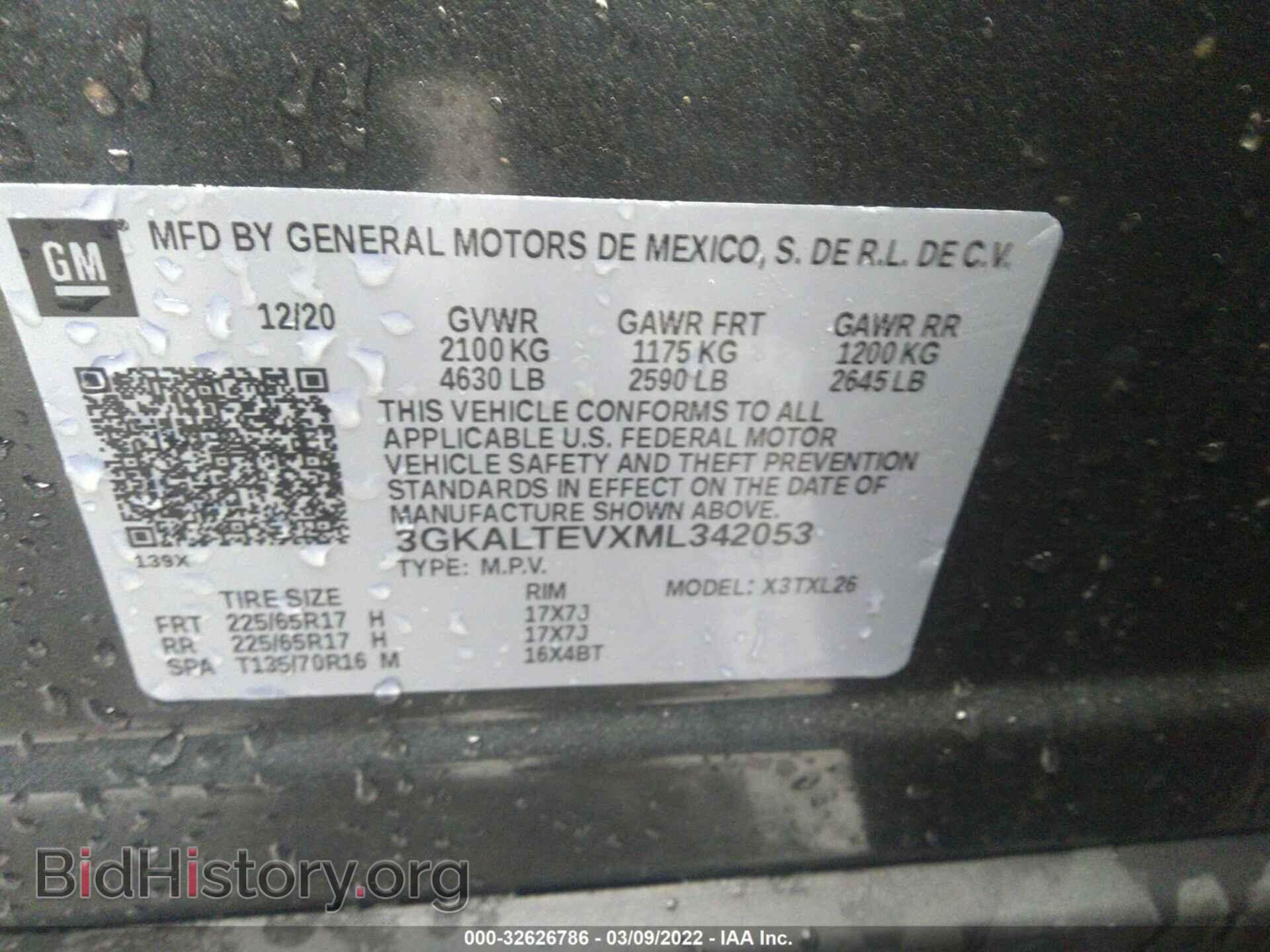 2021 GMC TERRAIN - VIN: 3GKALTEVXML342053 - Photo 9