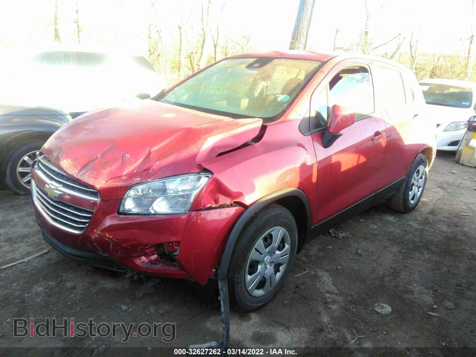 2015 CHEVROLET TRAX - VIN: KL7CJKSB5FB062184 - Фото 2