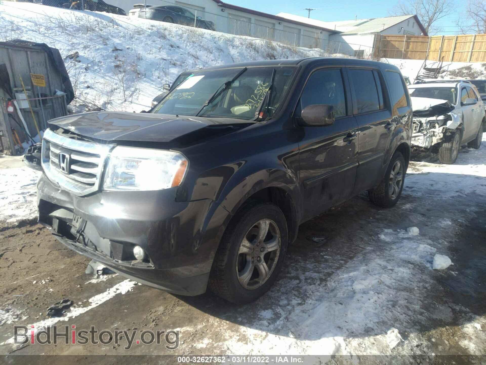 2014 HONDA PILOT - VIN: 5FNYF4H52EB001376 - Фото 2