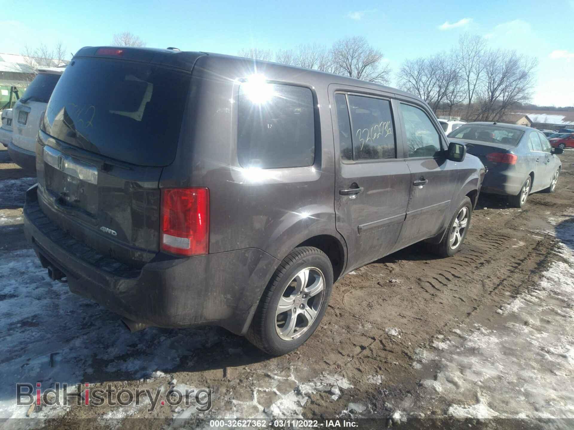 2014 HONDA PILOT - VIN: 5FNYF4H52EB001376 - Фото 4