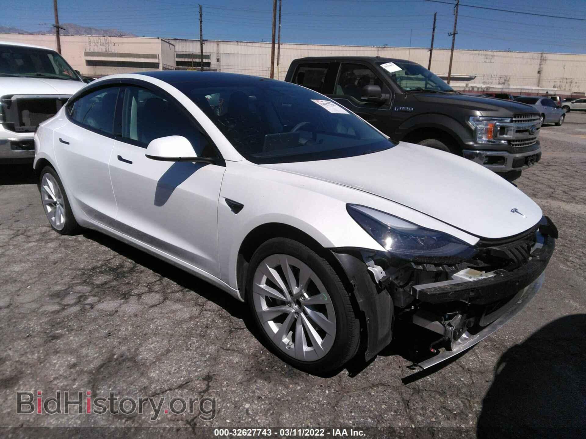 Photo 5YJ3E1EA9MF069038 - TESLA MODEL 3 2021