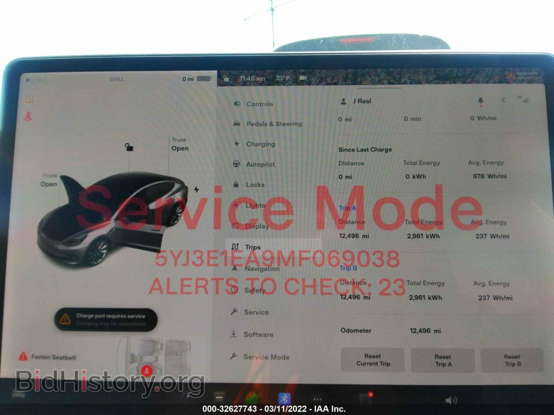 2021 TESLA MODEL 3 - VIN: 5YJ3E1EA9MF069038 - Photo 7