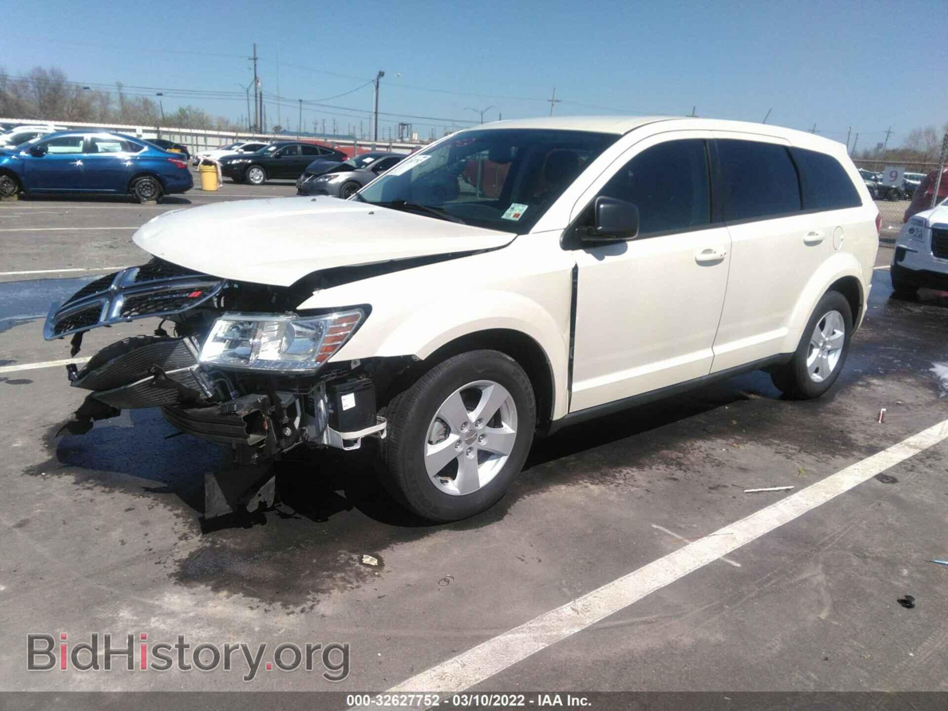 2013 DODGE JOURNEY - VIN: 3C4PDCAB2DT508483 - Фото 2