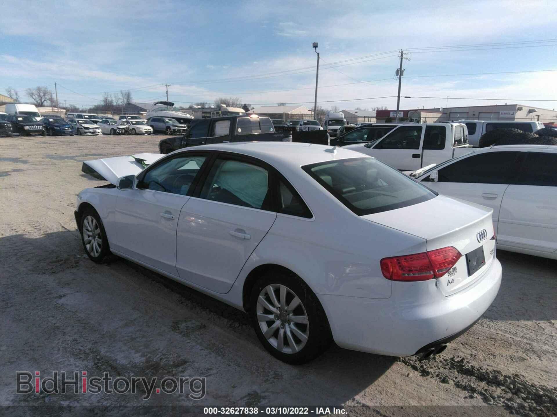 2012 AUDI A4 - VIN: WAUBFAFL0CN016105 - Фото 3