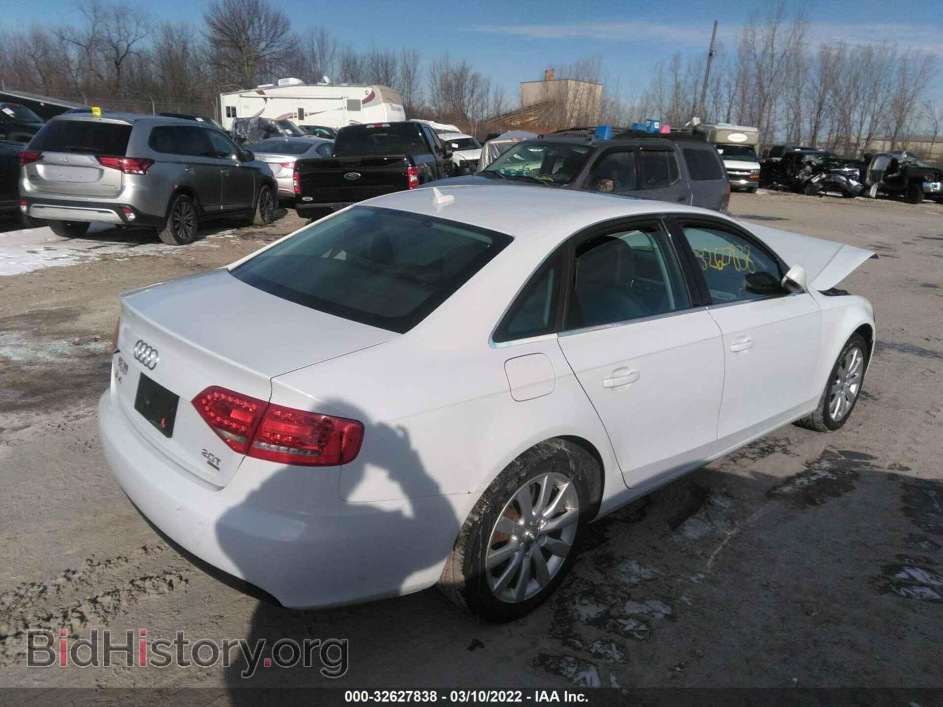 2012 AUDI A4 - VIN: WAUBFAFL0CN016105 - Фото 4