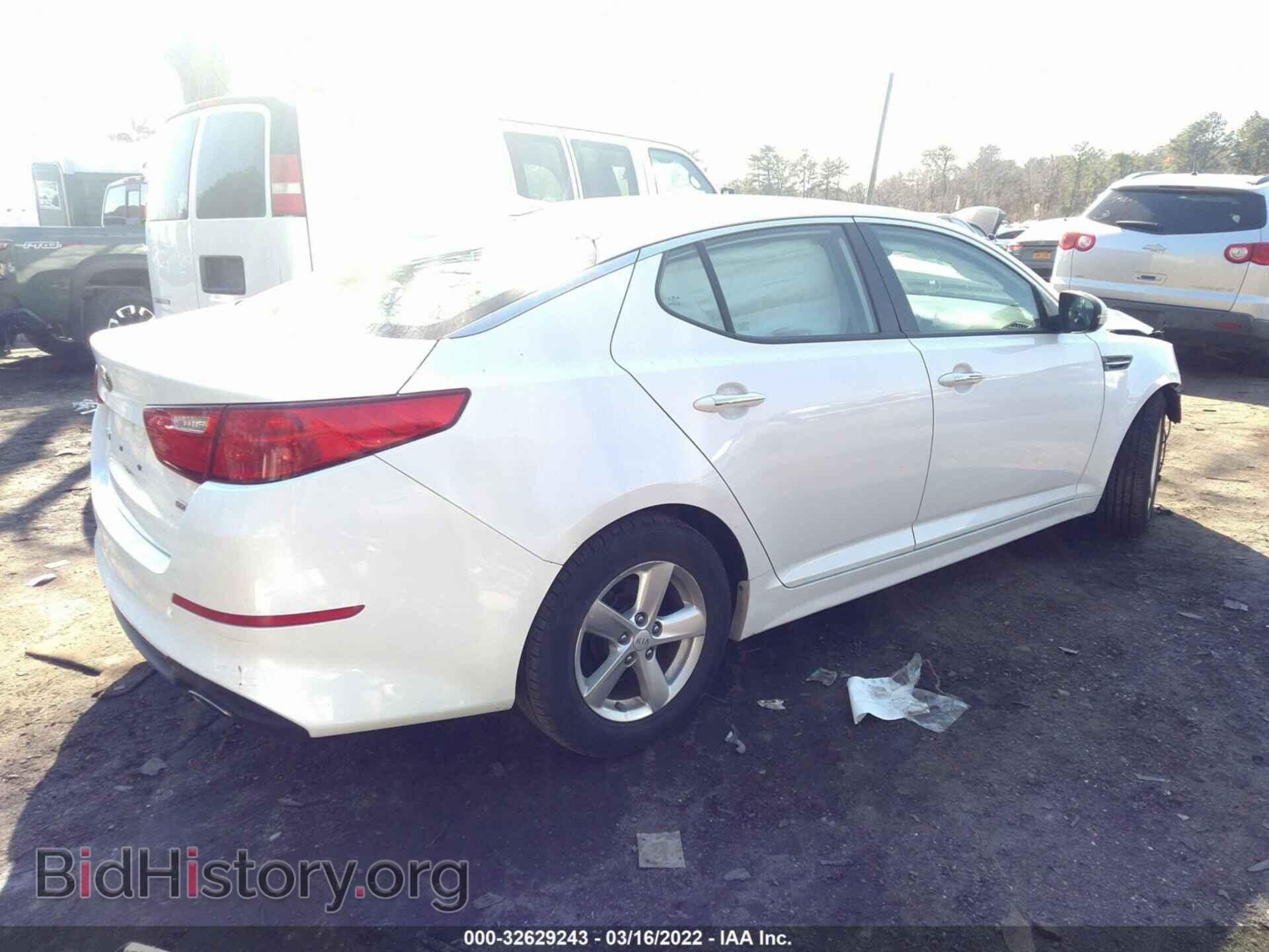 2015 KIA OPTIMA - VIN: KNAGM4A70F5664247 - Фото 4