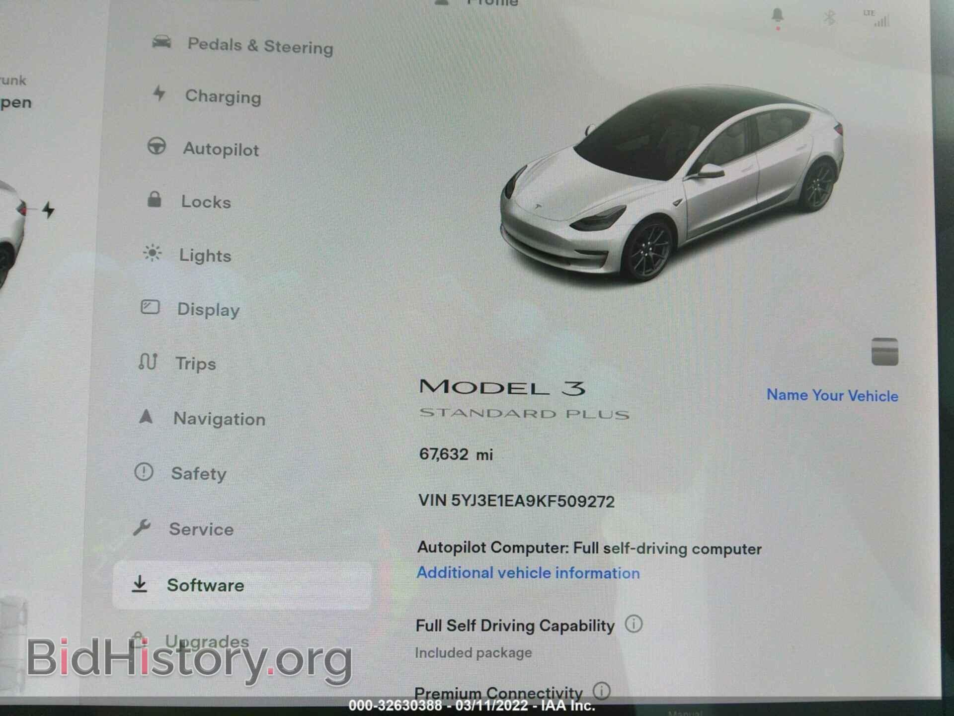 2019 TESLA MODEL 3 - VIN: 5YJ3E1EA9KF509272 - Фото 7