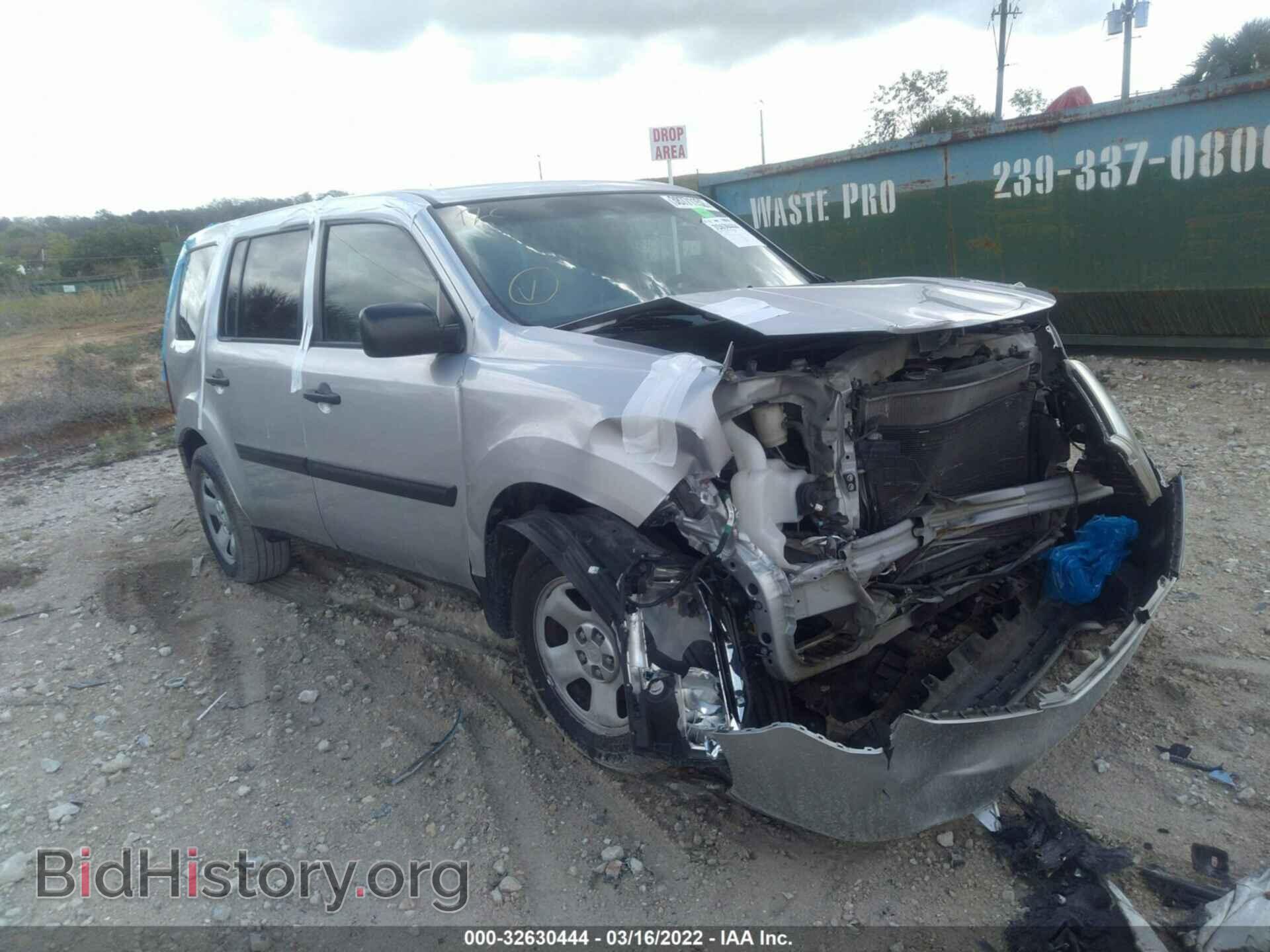 Photo 5FNYF3H23CB035159 - HONDA PILOT 2012