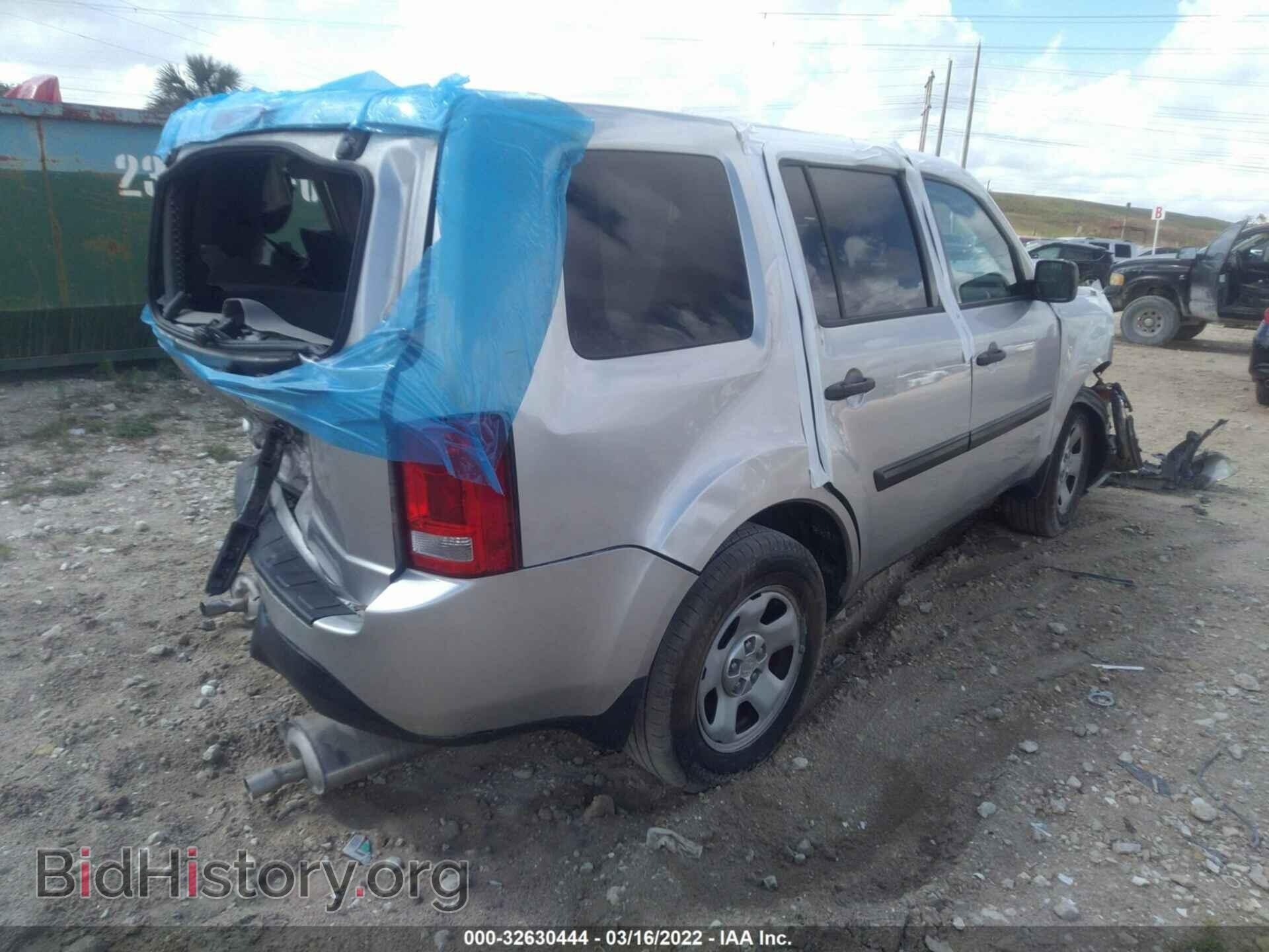 2012 HONDA PILOT - VIN: 5FNYF3H23CB035159 - Фото 4