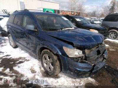 2010 Dodge JOURNEY SXT, синий — VIN 3D4PG5FVXAT106604, IAAI