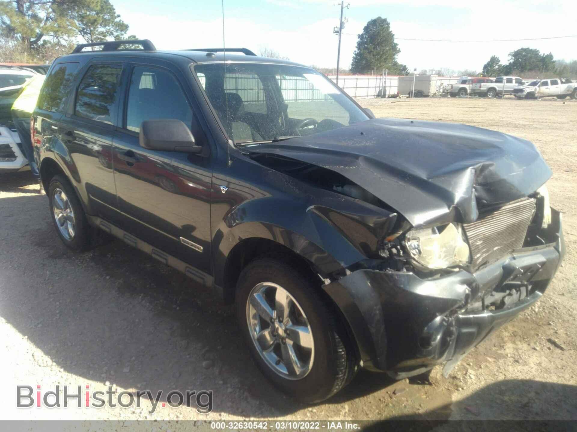 Photo 1FMCU03128KC45982 - FORD ESCAPE 2008
