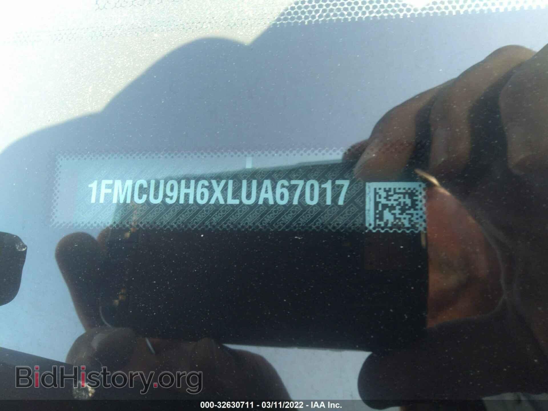2020 FORD ESCAPE - VIN: 1FMCU9H6XLUA67017 - Photo 9