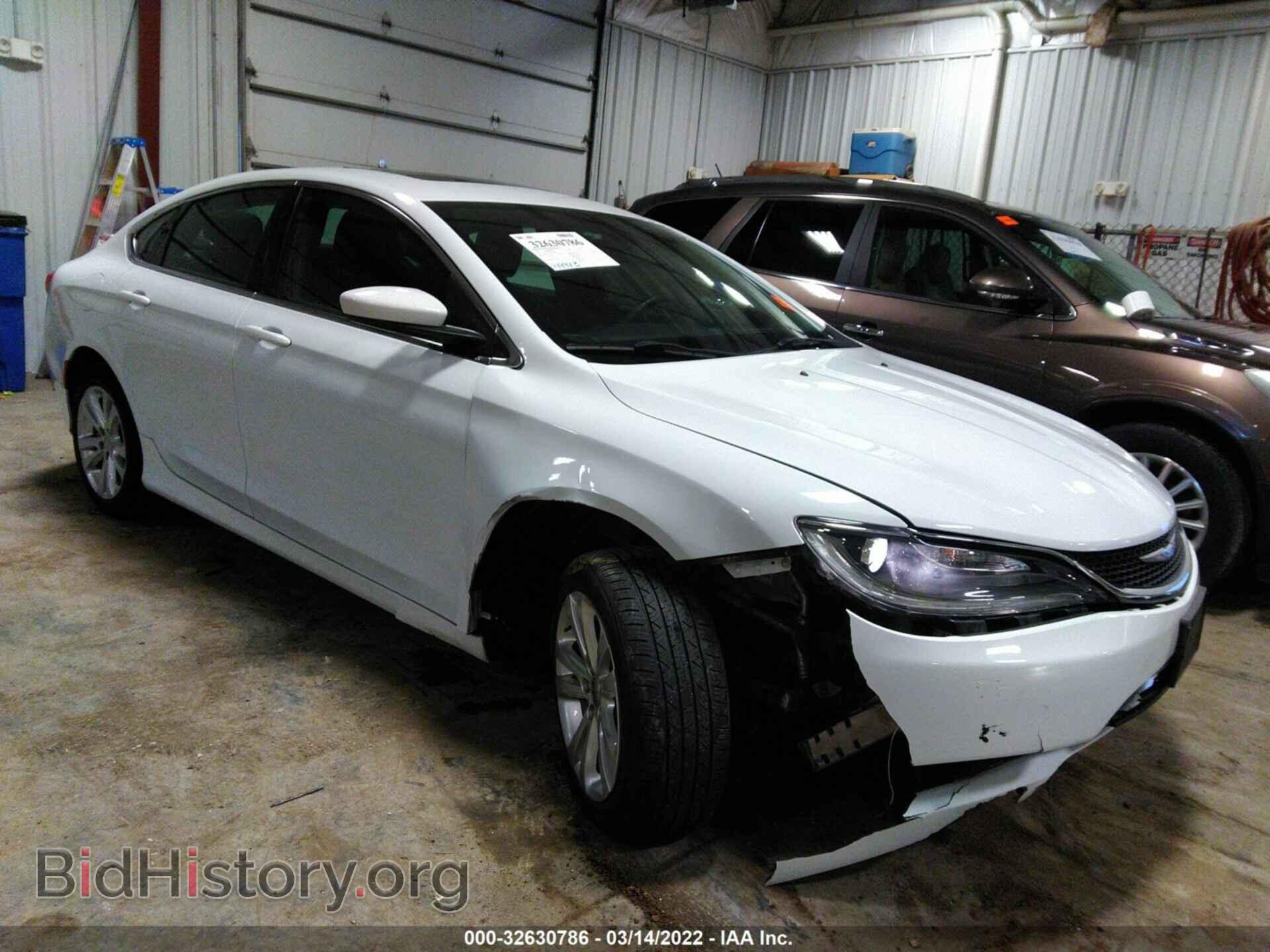 Фотография 1C3CCCAB6GN168541 - CHRYSLER 200 2016