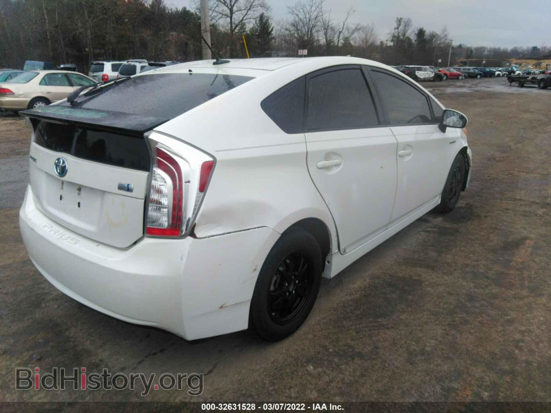 2013 TOYOTA PRIUS - VIN: JTDKN3DU6D5652185 - Фото 4