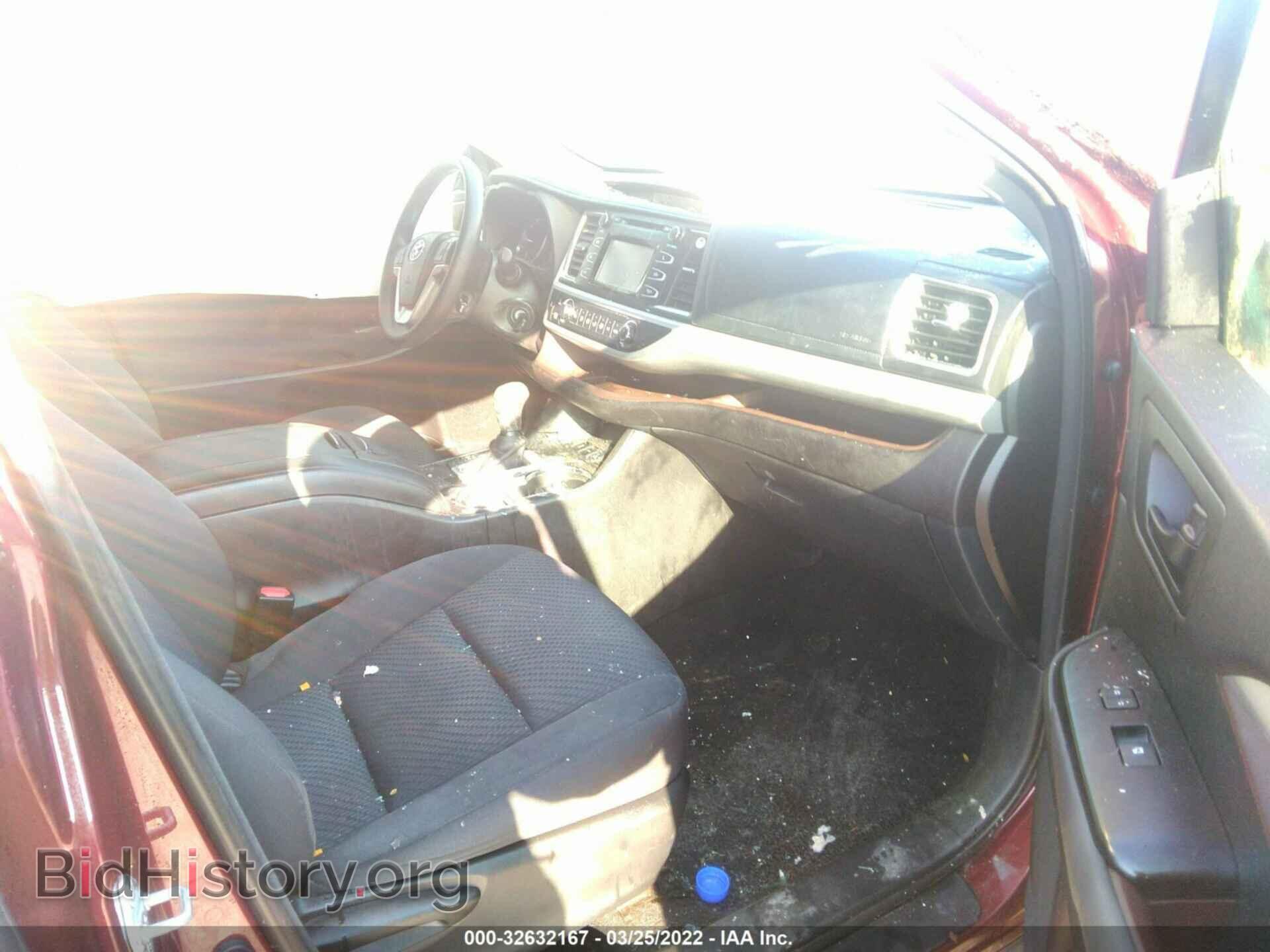 2014 TOYOTA HIGHLANDER - VIN: 5TDBKRFH8ES030260 - Фото 5