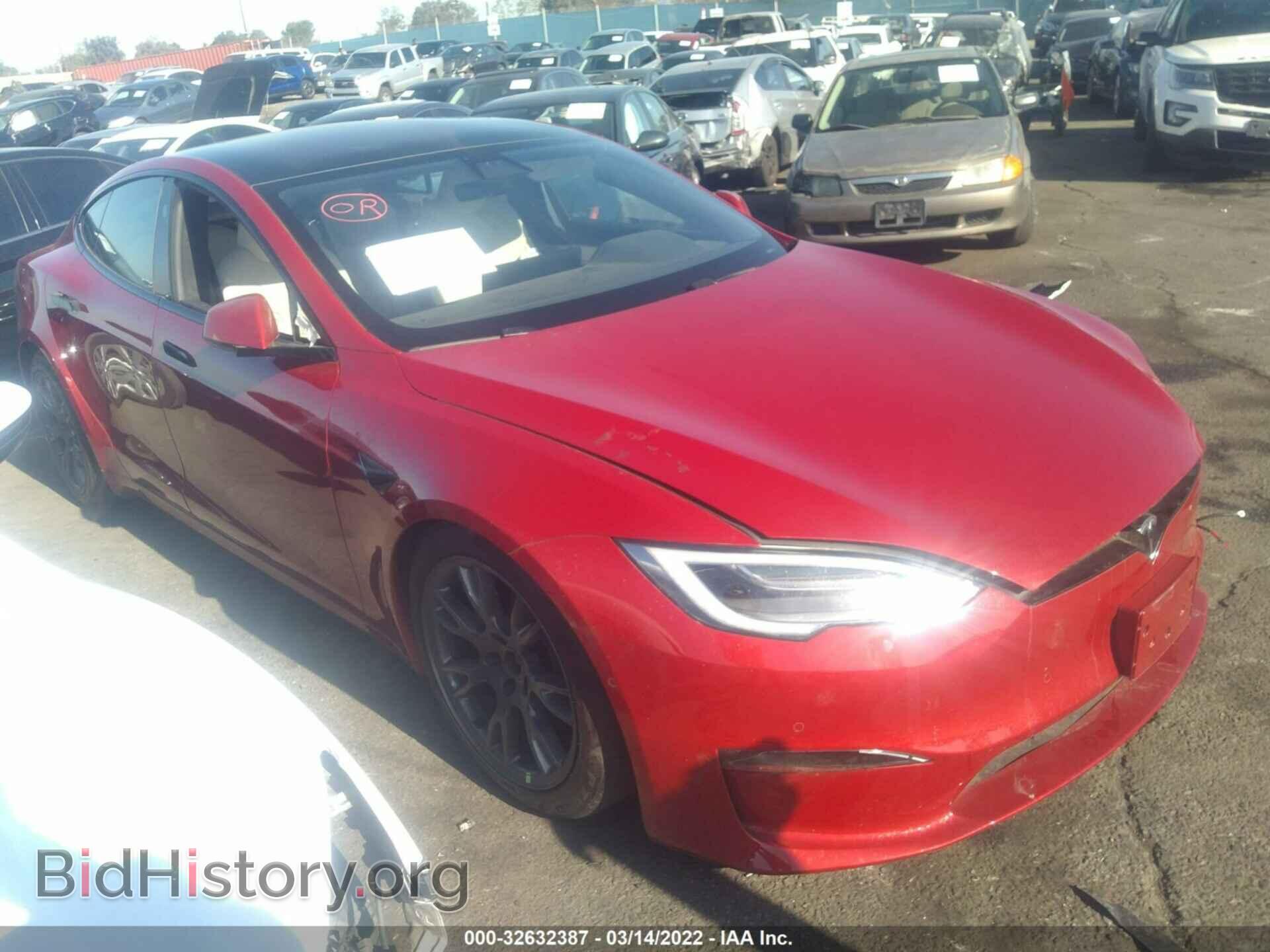 Фотография 5YJSA1E64NF459680 - TESLA MODEL S 2022