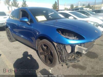 2015 Porsche MACAN S, blue — VIN WP1AB2A51FLB41587, IAAI