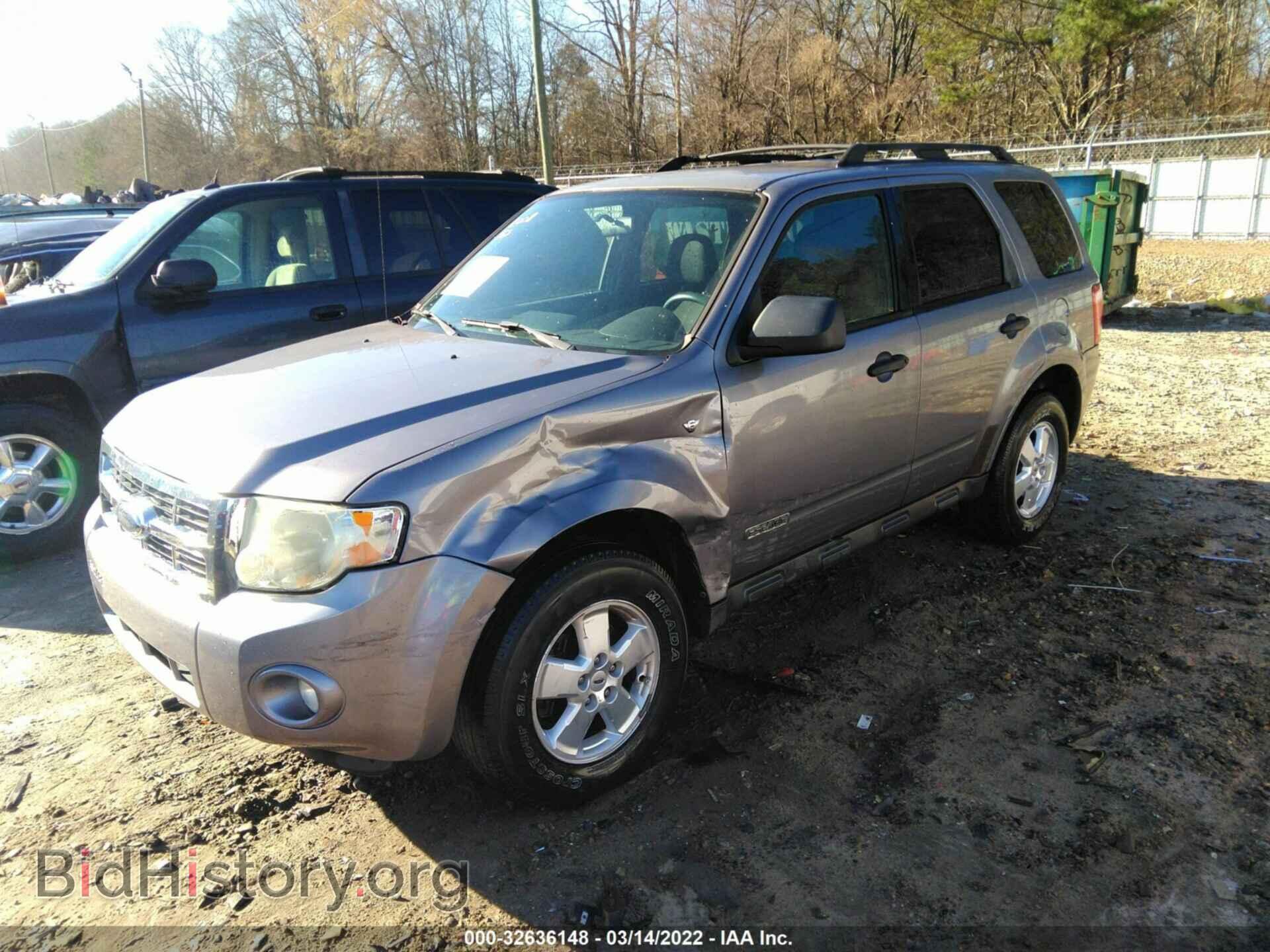 2008 FORD ESCAPE - VIN: 1FMCU03108KA29886 - Фото 2
