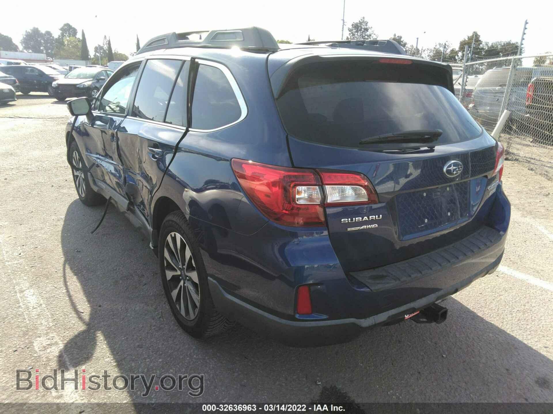 2015 SUBARU OUTBACK - VIN: 4S4BSANC1F3275584 - Фото 3