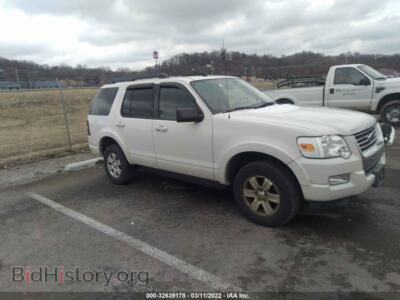 2010 Ford EXPLORER XLT, белый — VIN 1FMEU6DE4AUA61568, IAAI