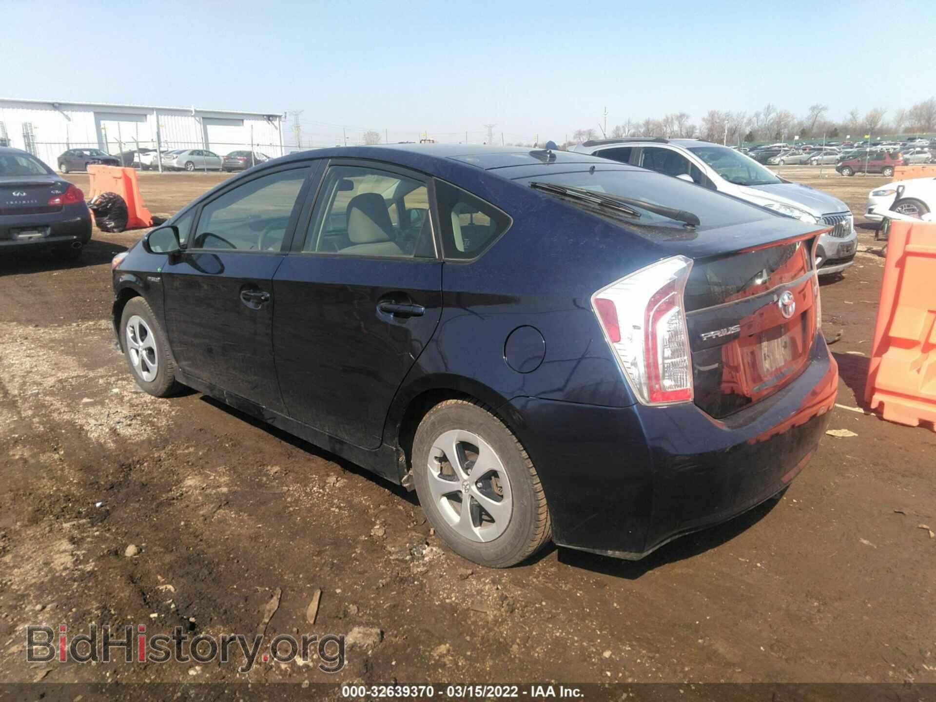 2014 TOYOTA PRIUS - VIN: JTDKN3DU2E1753121 - Фото 3