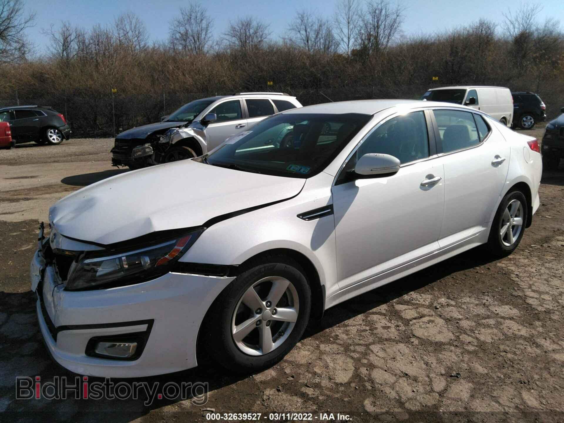 2015 KIA OPTIMA - VIN: KNAGM4A78F5652427 - Фото 2