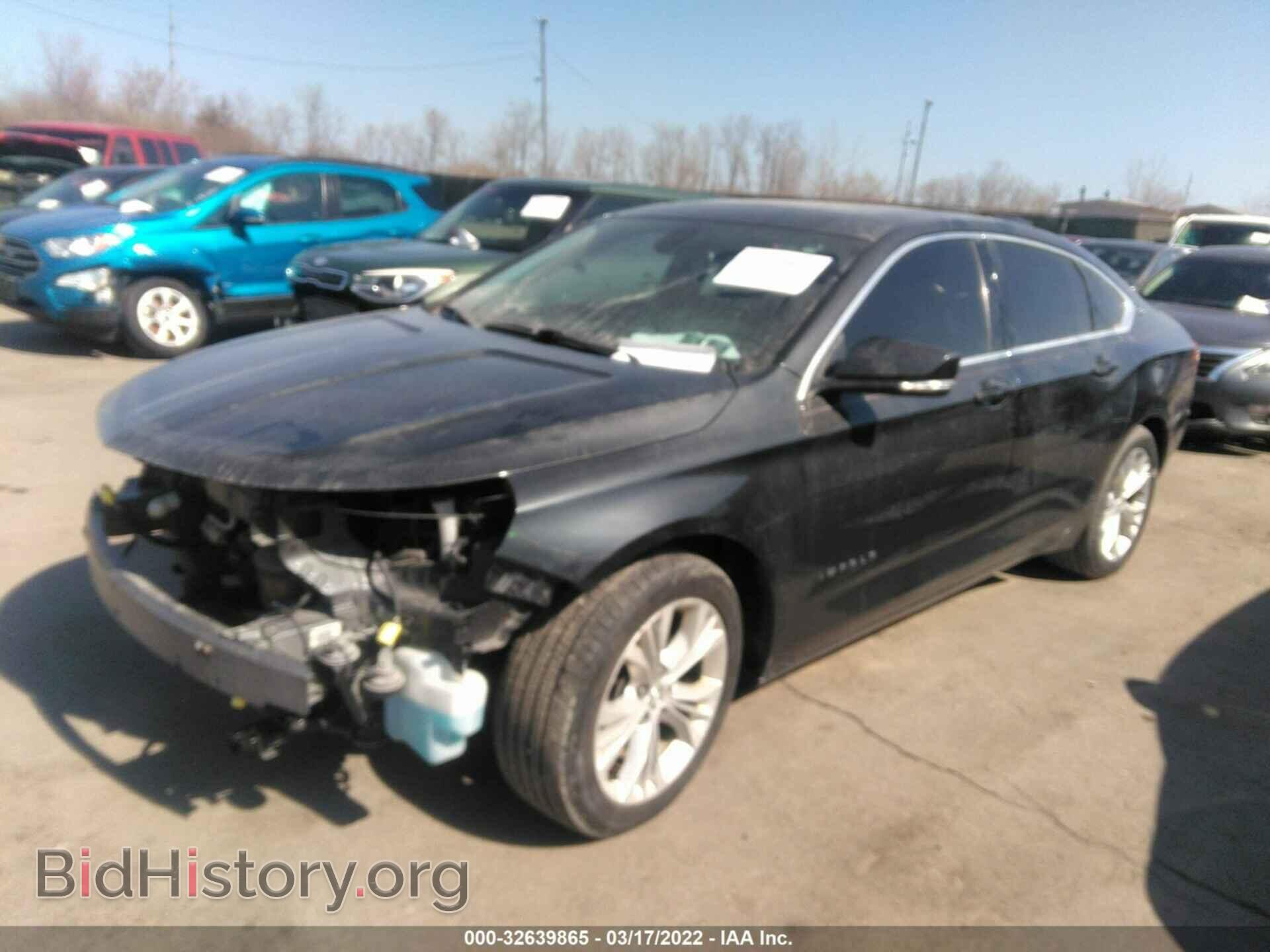 2014 CHEVROLET IMPALA - VIN: 2G1125S37E9263109 - Фото 2