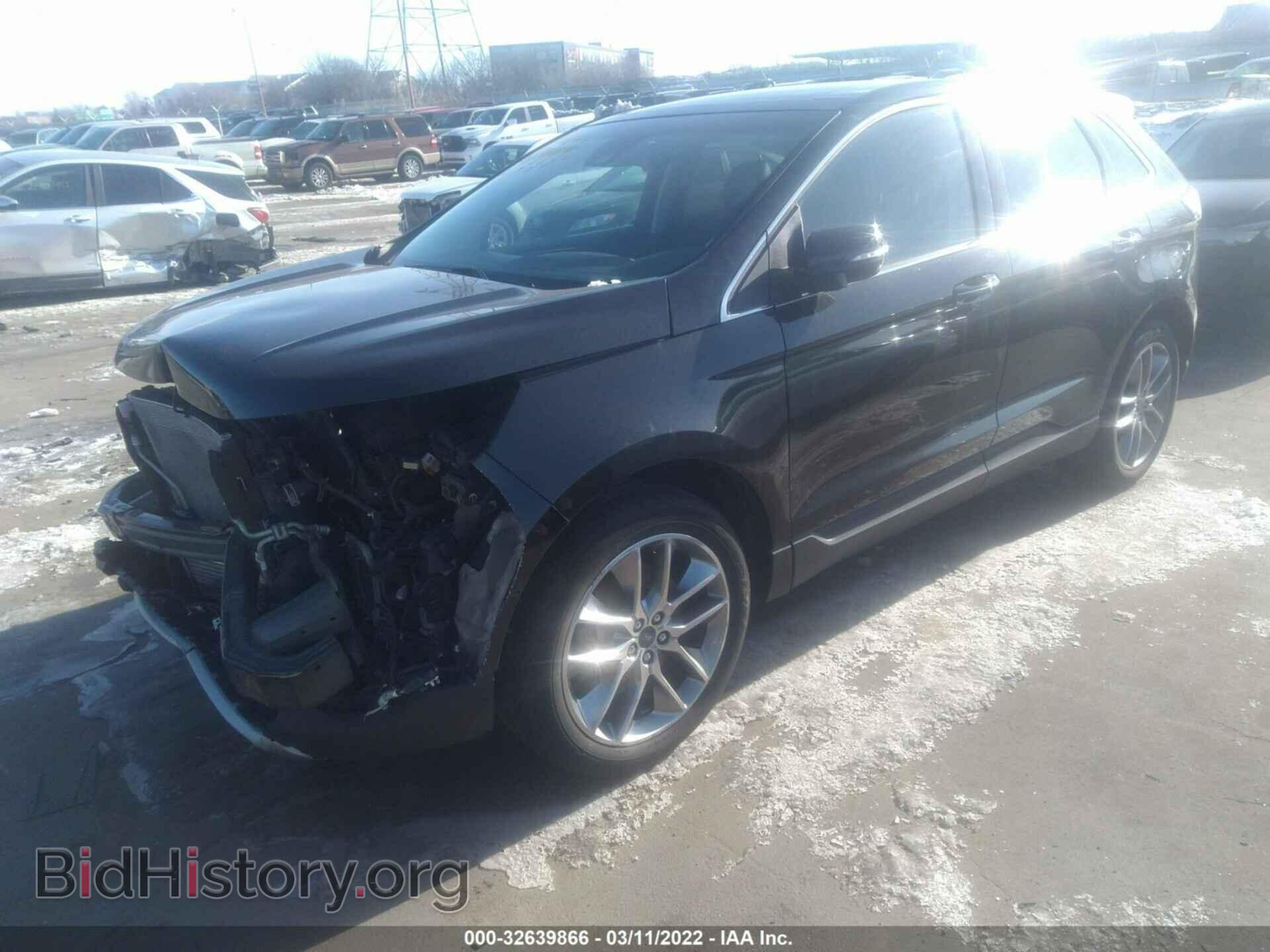 2015 FORD EDGE - VIN: 2FMPK4K90FBB73614 - Фото 2