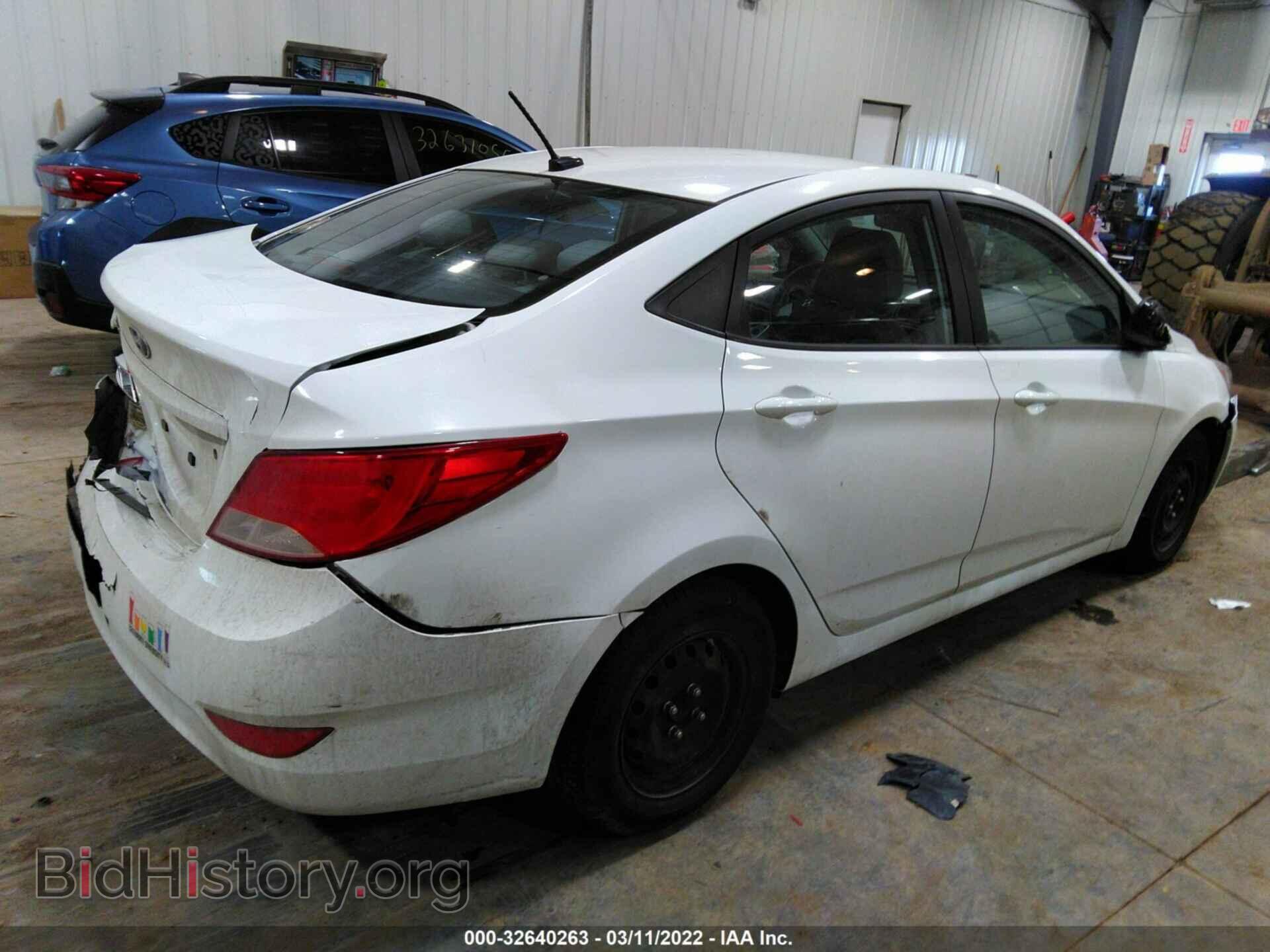 2015 HYUNDAI ACCENT - VIN: KMHCT4AE3FU842978 - Фото 4