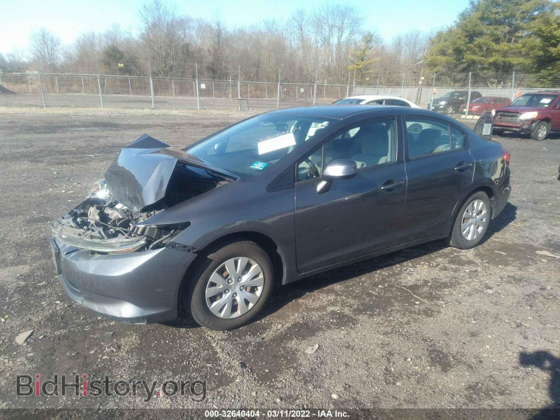 2012 HONDA CIVIC SDN - VIN: 19XFB2F59CE314289 - Фото 2