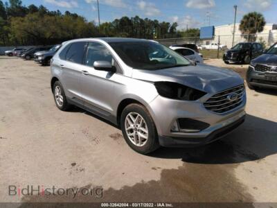 2021 Ford EDGE SEL/ST-Line, серебристый — VIN 2FMPK3J91MBA06073, IAAI