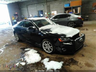 2012 Audi A5 2.0T Premium Plus, black — VIN WAULFAFR6CA003262, IAAI