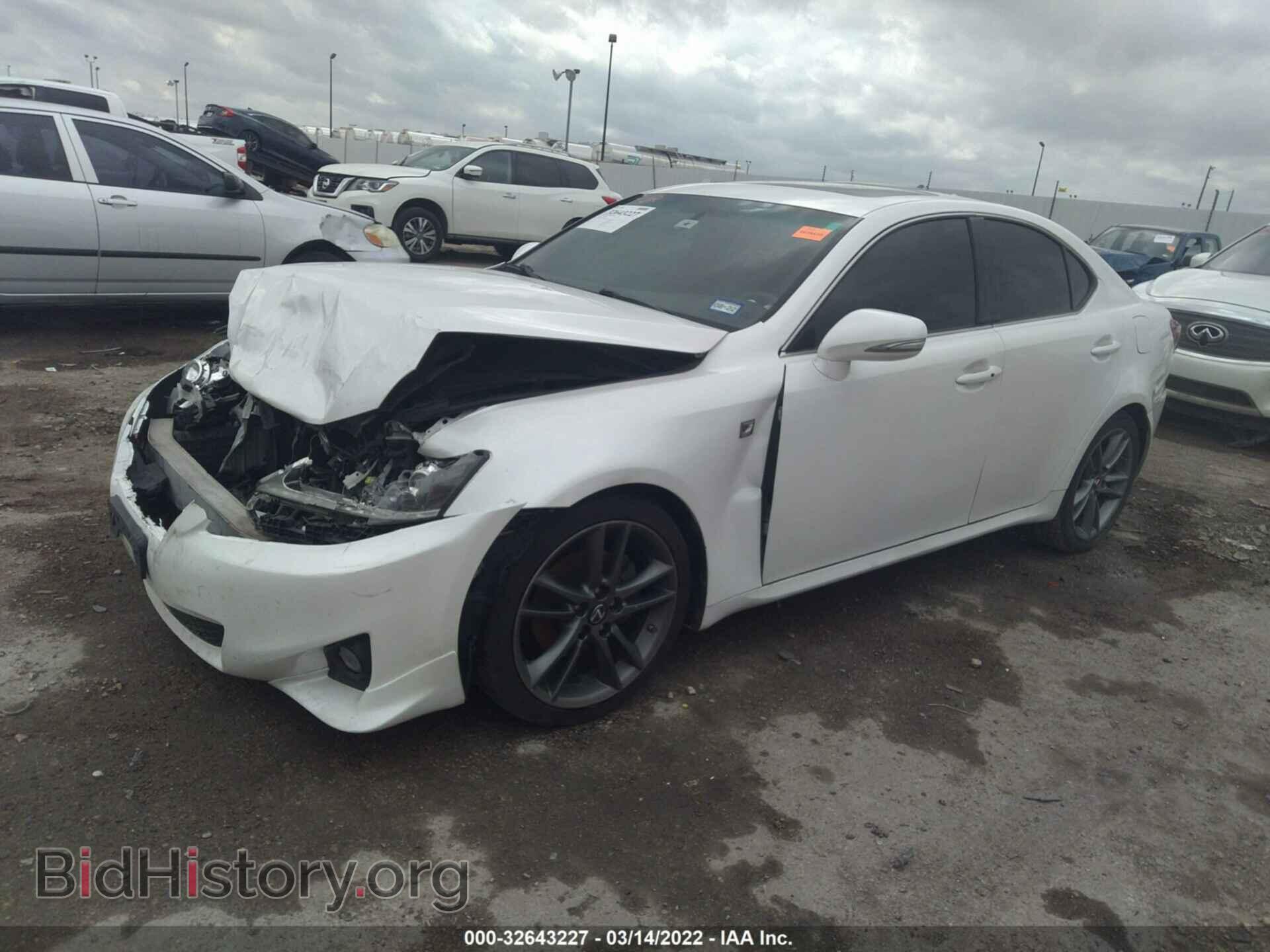2012 LEXUS IS 250 - VIN: JTHBF5C27C5166488 - Фото 2