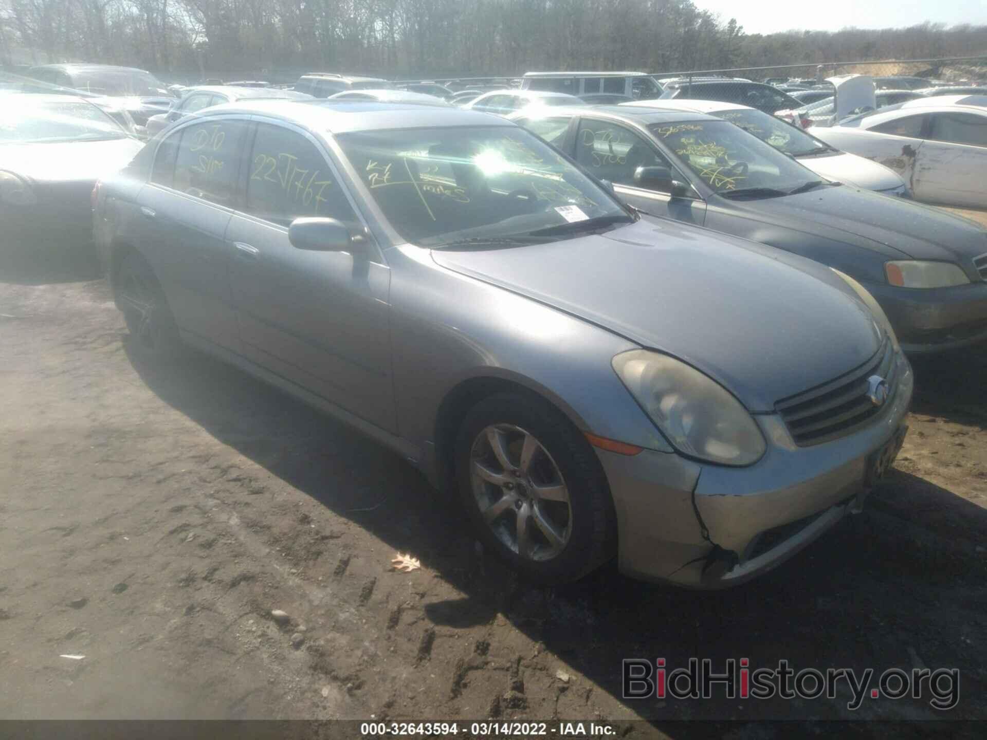 Photo JNKCV51F86M610839 - INFINITI G35 SEDAN 2006