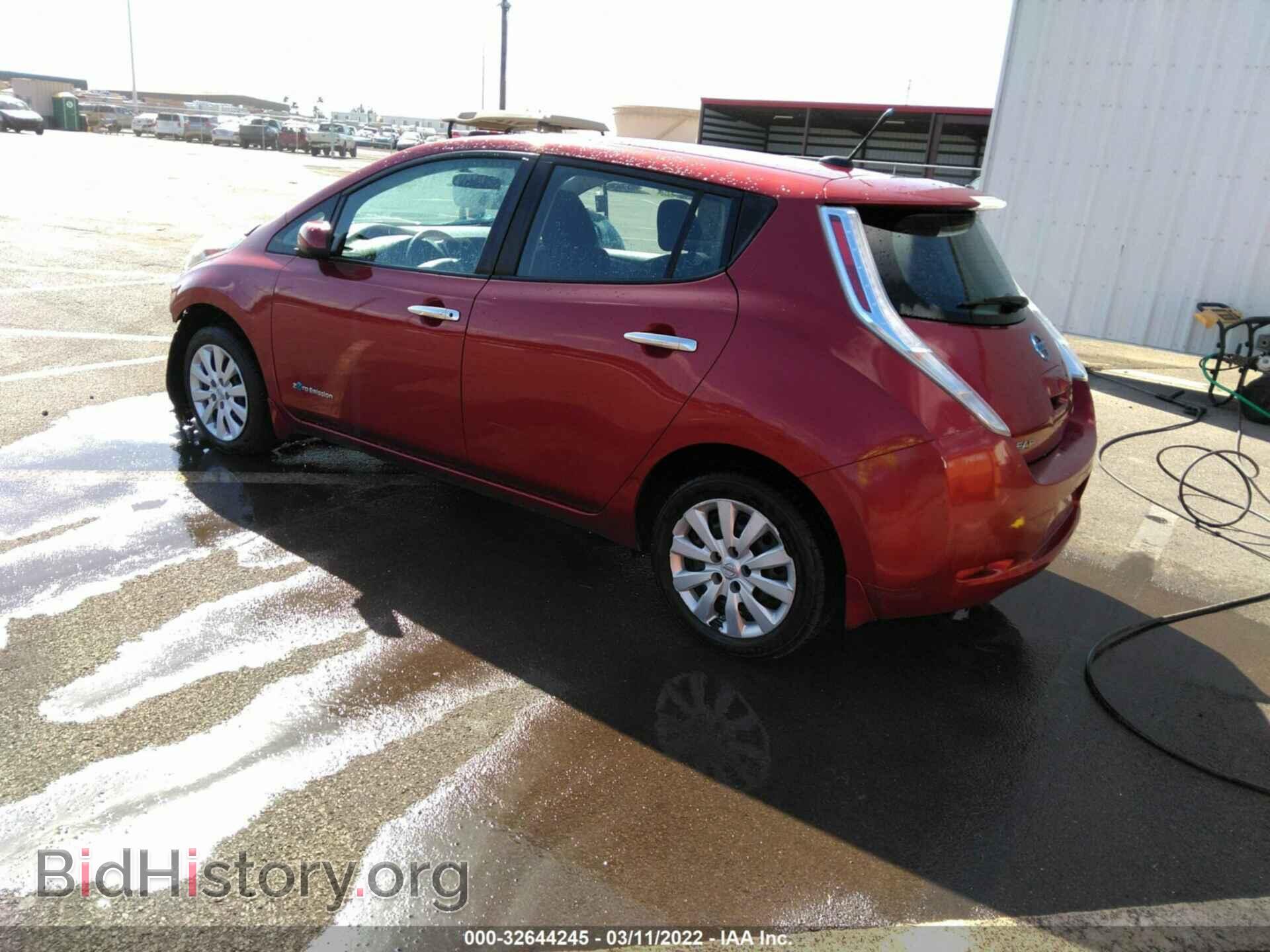 2014 NISSAN LEAF - VIN: 1N4AZ0CP7EC334783 - Фото 3