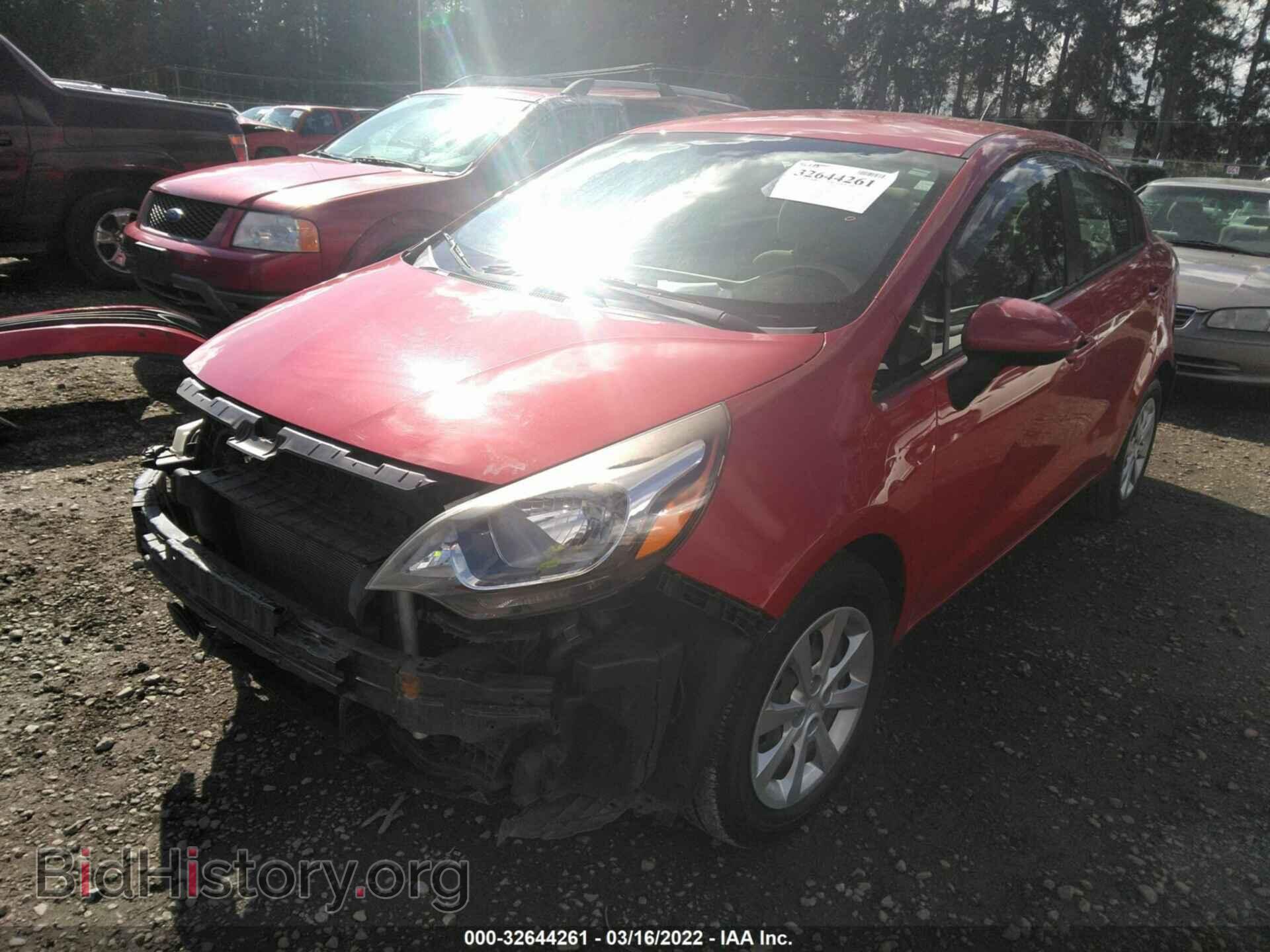 2013 KIA RIO - VIN: KNADM4A39D6242968 - Фото 2