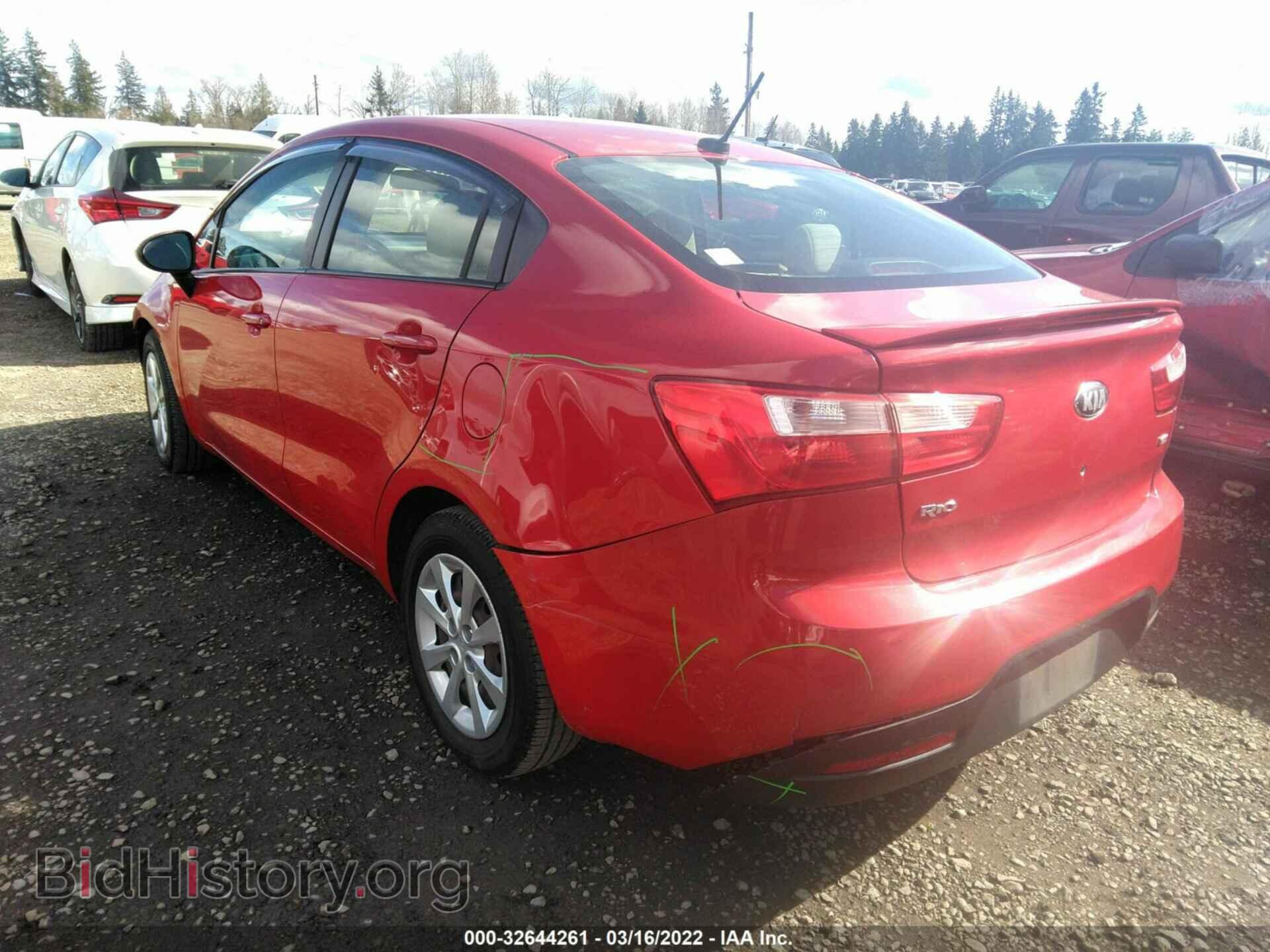 2013 KIA RIO - VIN: KNADM4A39D6242968 - Фото 3