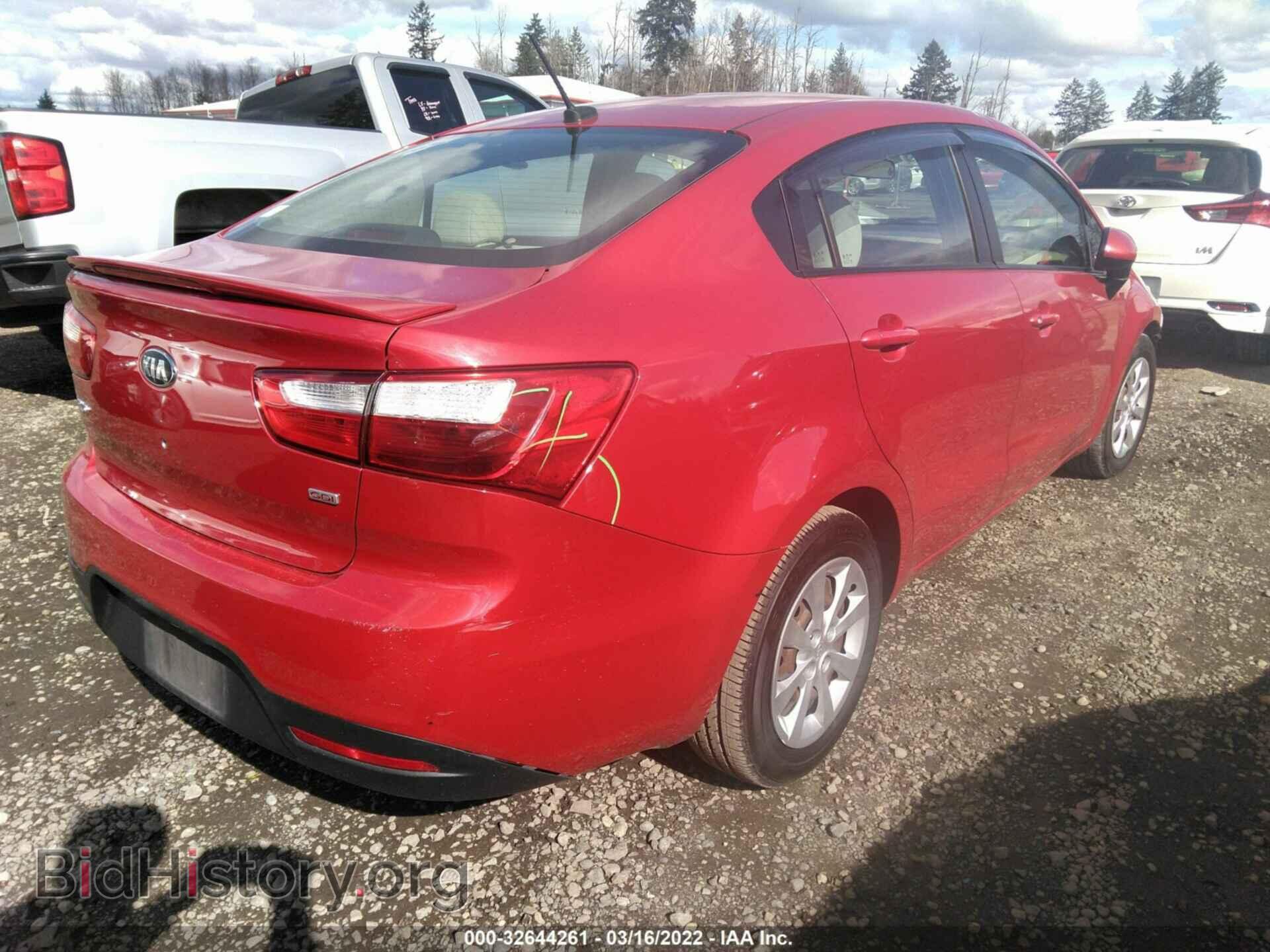 2013 KIA RIO - VIN: KNADM4A39D6242968 - Фото 4
