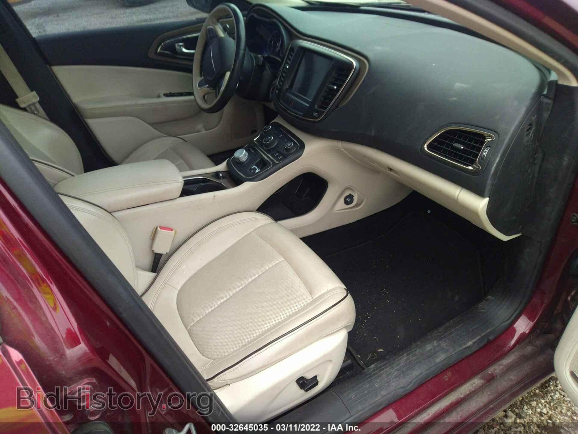 2016 CHRYSLER 200 - VIN: 1C3CCCEG1GN135775 - Фото 5
