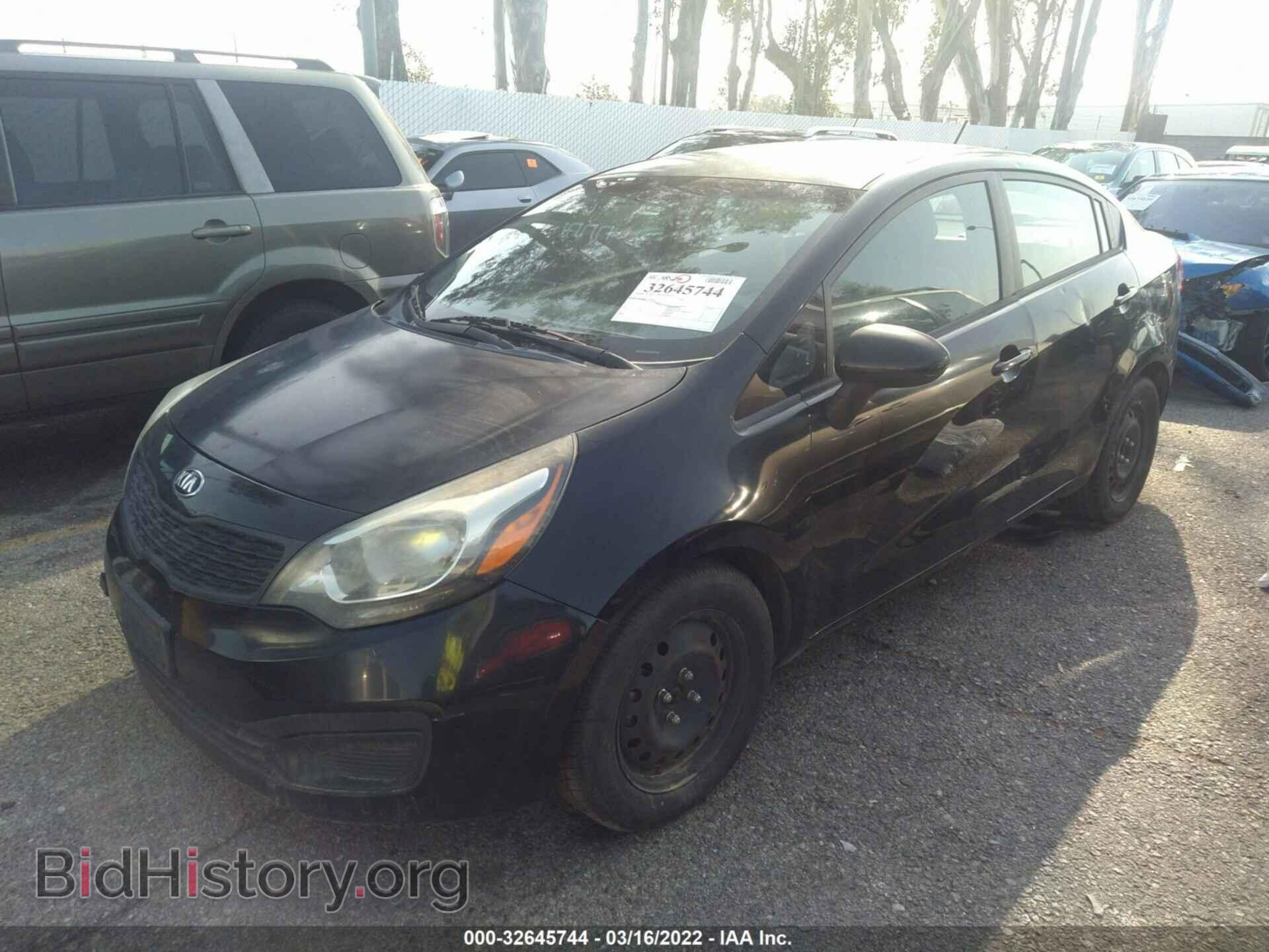 2013 KIA RIO - VIN: KNADM4A37D6308403 - Фото 2