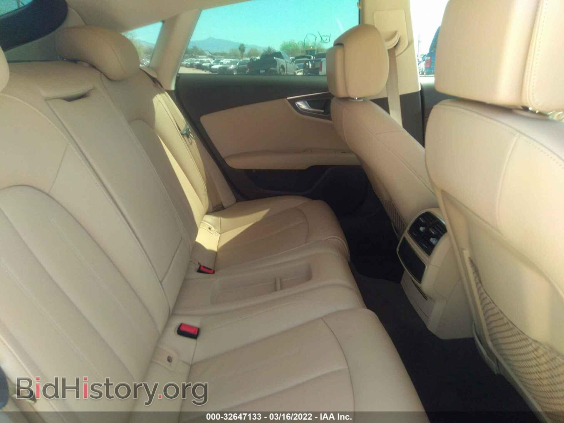 2013 AUDI A7 - VIN: WAUYGAFC5DN012396 - Фото 8