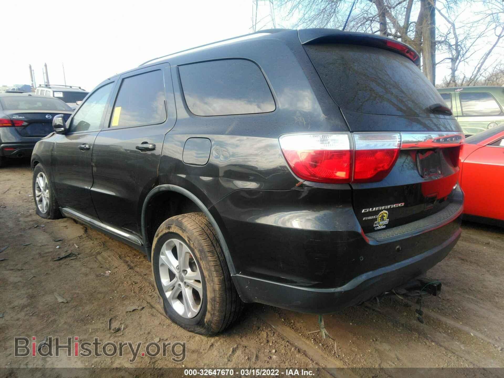 2012 DODGE DURANGO - VIN: 1C4RDJDG2CC158853 - Фото 3