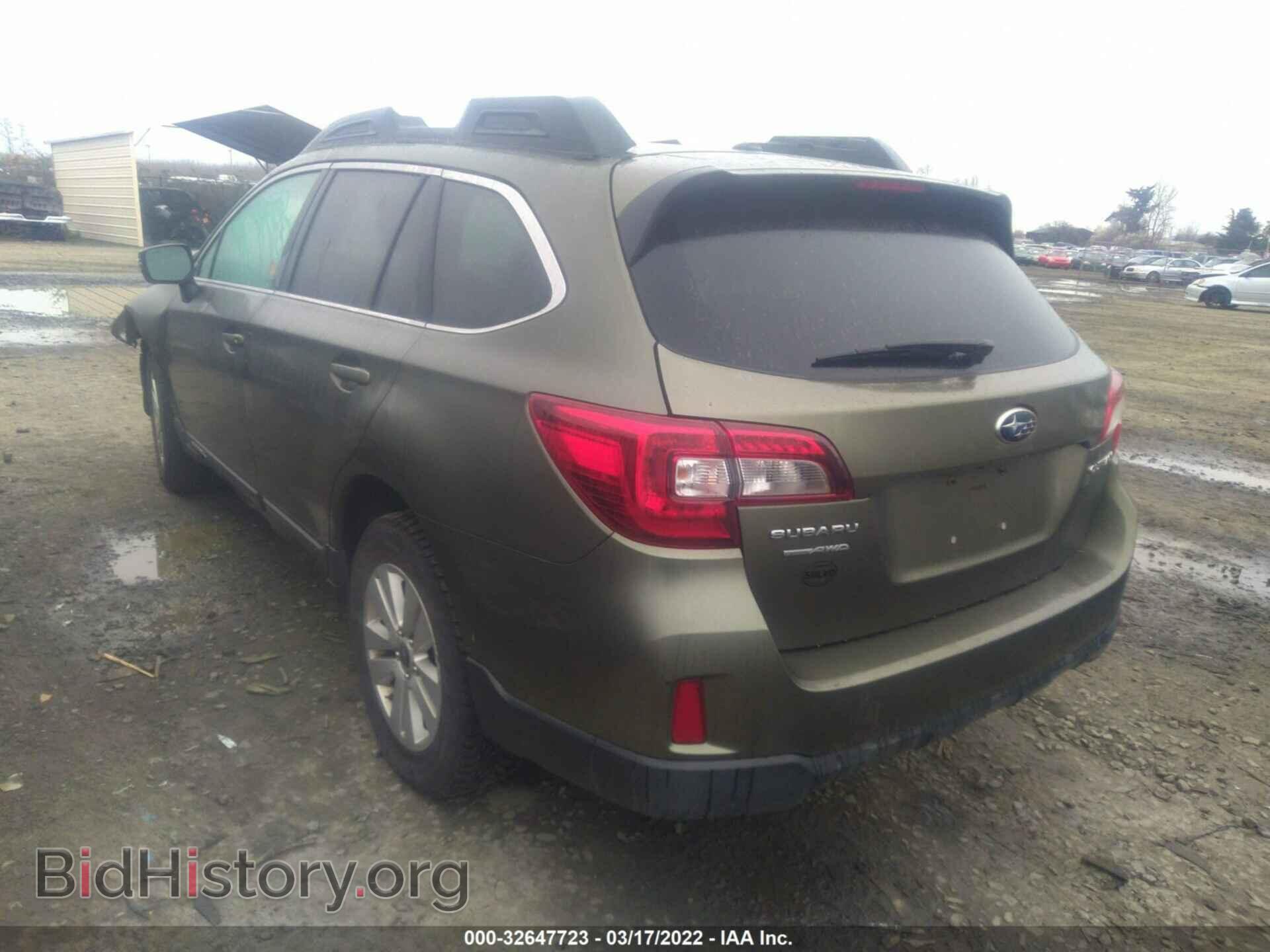 2015 SUBARU OUTBACK - VIN: 4S4BSBHC3F3235380 - Фото 3