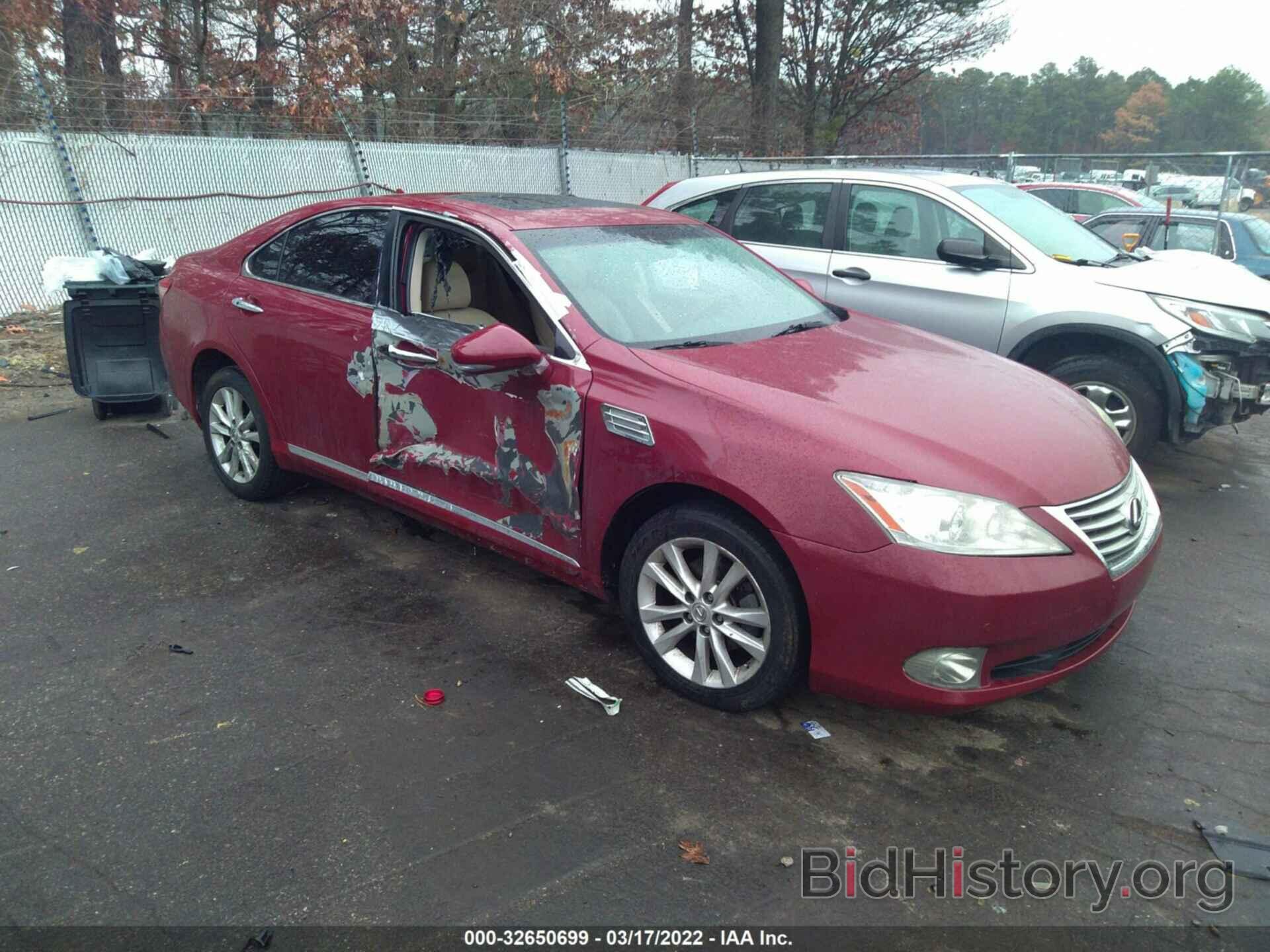 Photo JTHBK1EG0B2417722 - LEXUS ES 350 2011