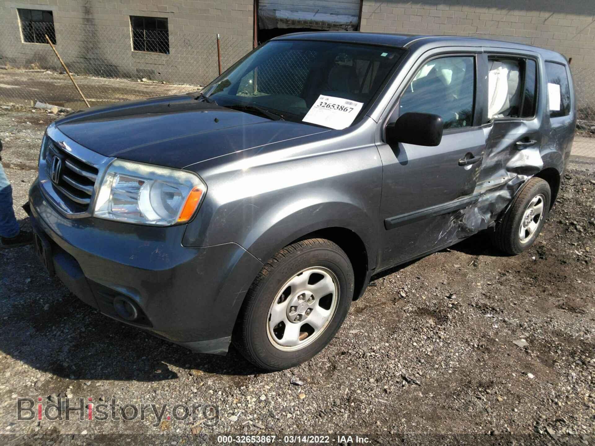 2013 HONDA PILOT - VIN: 5FNYF4H2XDB057828 - Photo 2