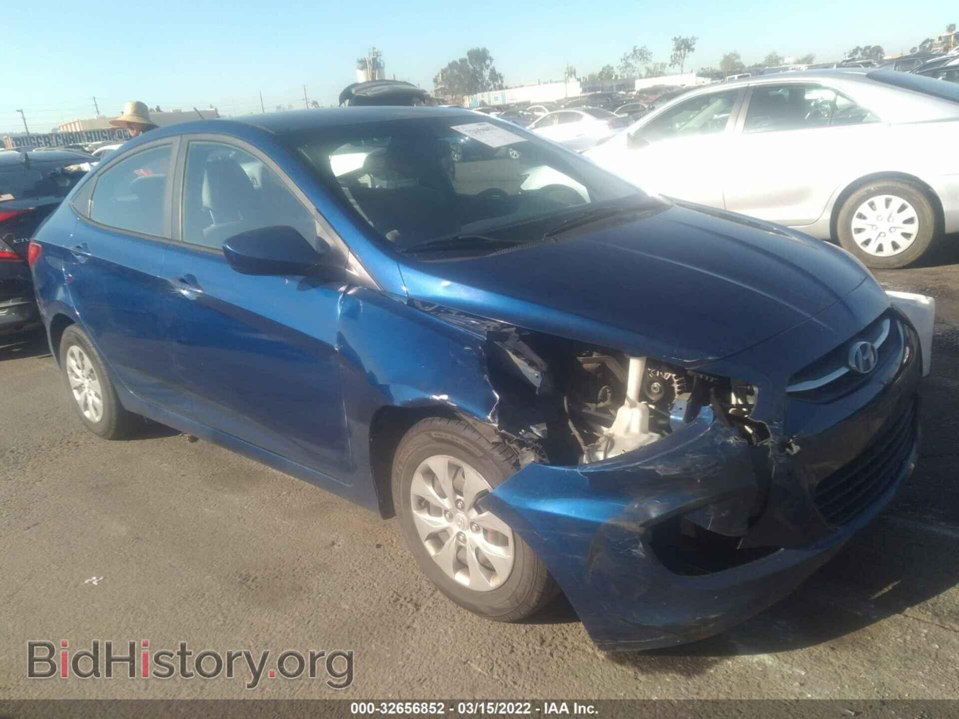 Photo KMHCT4AEXFU885584 - HYUNDAI ACCENT 2015
